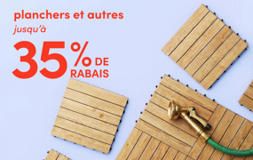 planchers et autres en solde
