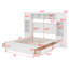 Lit double en bois avec armoire et tablette-540117735