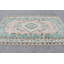 Tapis turc rétro tissé à la main à motif oriental traditionnel traditionnel brun / vert