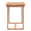Ensemble de table de salle à manger à hauteur de comptoir 5 pièces Farmhouse avec 1 table rectangulaire et 4 chaises pour petits espaces, brun