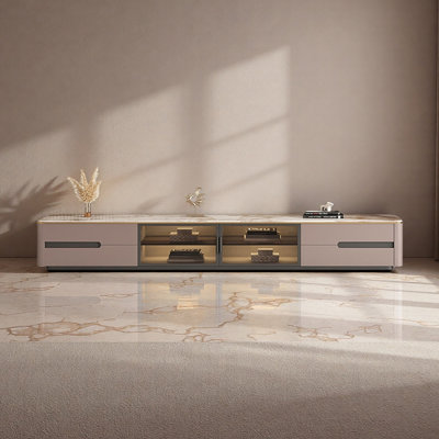 Modern minimalist luxury TV cabinet
