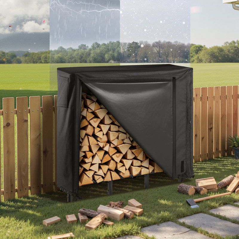 121.9cm W Log Rack