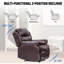 Faux Leather Recliner