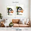 Pingouin sur la toilette lisant un livre-751932106