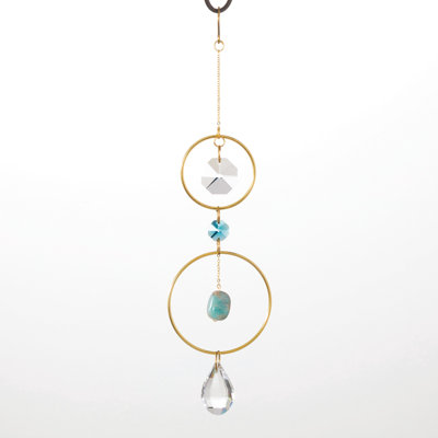 Suncatcher with Blue Crystals