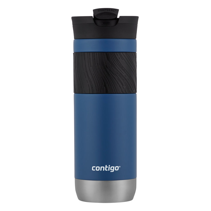 Contigo 20oz Blue and Gray Stainless Steel Travel Tumbler Set
