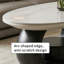 Table basse ovale avec rangement Modern Home-131267444-131267448