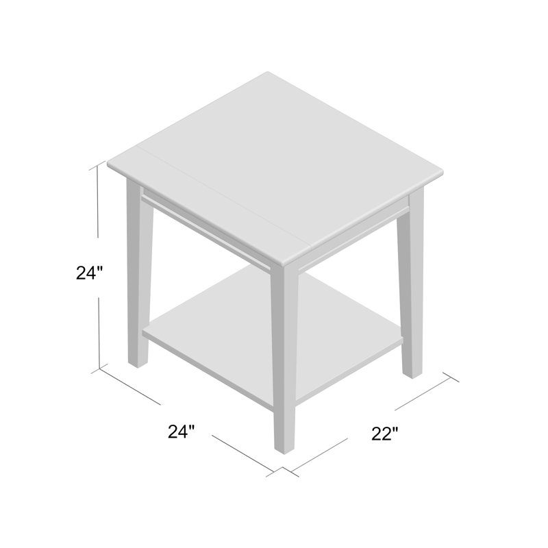 Table de bout en acajou massif Eftim