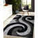 NYC Shag Performance Black Grey Area Rug