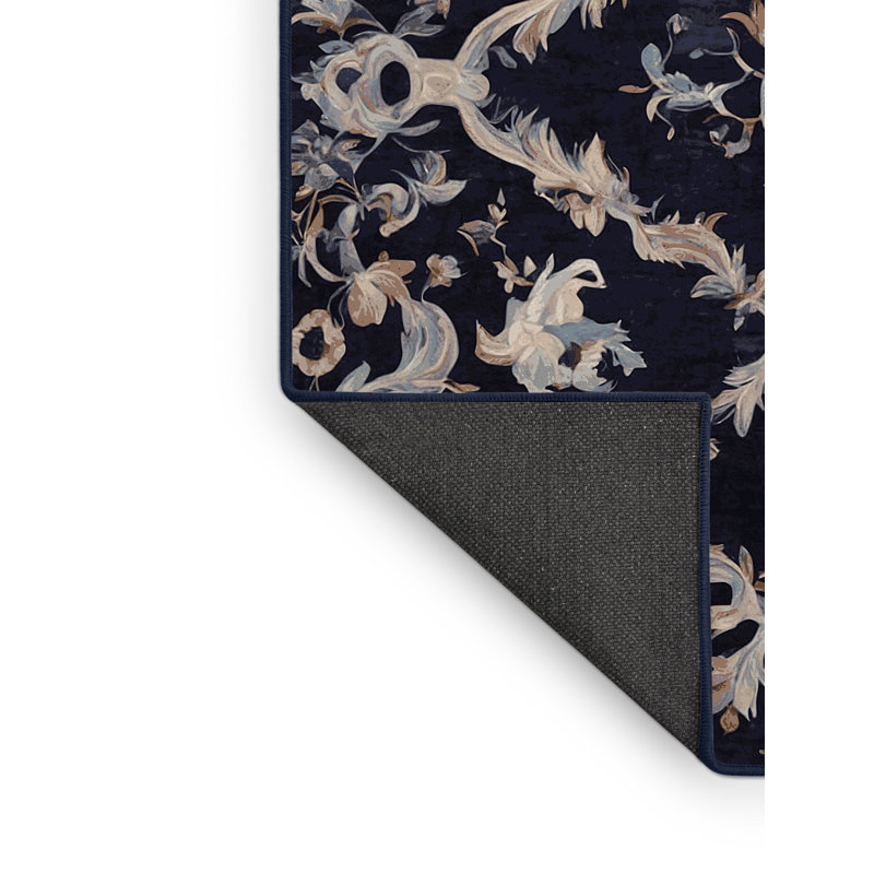 Tapis mauve soyeux et moelleux, Rectangulaire 3 pi x 5 pi