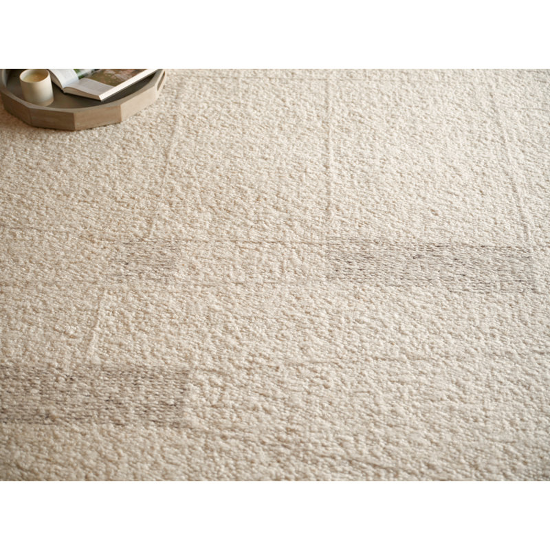 Kokomo Flatweave Wool Area Rug in Gray, Rectangle 12' x 15'