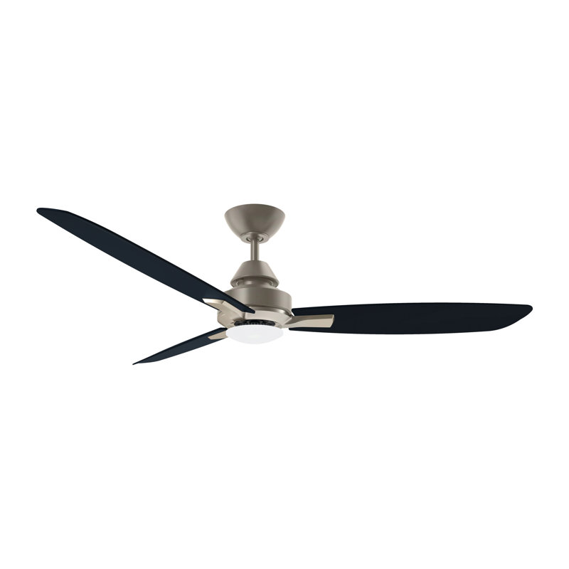 52'' Ceiling Fan, Satin Nickel