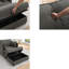 Chaise longue surdimensionnée en chenille avec repose-pieds, fauteuil de lecture moderne à assise profonde pour appartement, beige-1521046551