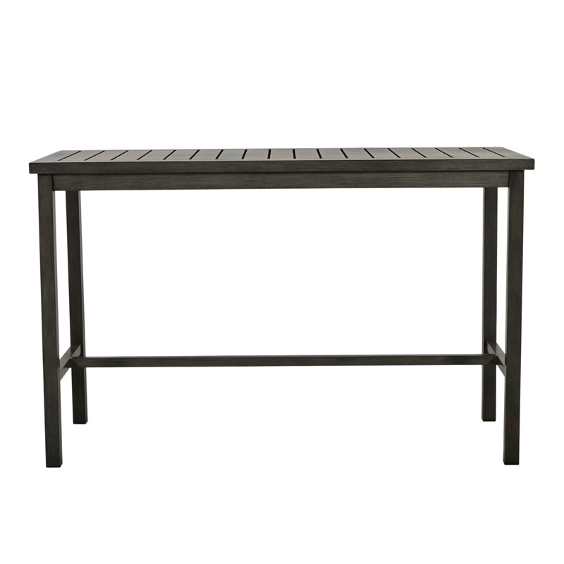 Club Aluminum Bar Table - Slate Gray, Slate Gray