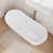 Blanc avec garniture blanche brillante