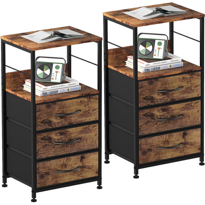 Ahnesti 3 - Drawer End Table Set