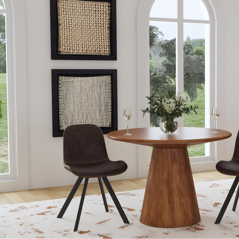 Daelan Round Solid Wood Dining Table