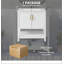 Meuble-lavabo de salle de bain avec lavabo en céramique et rangement polyvalent-1756228144