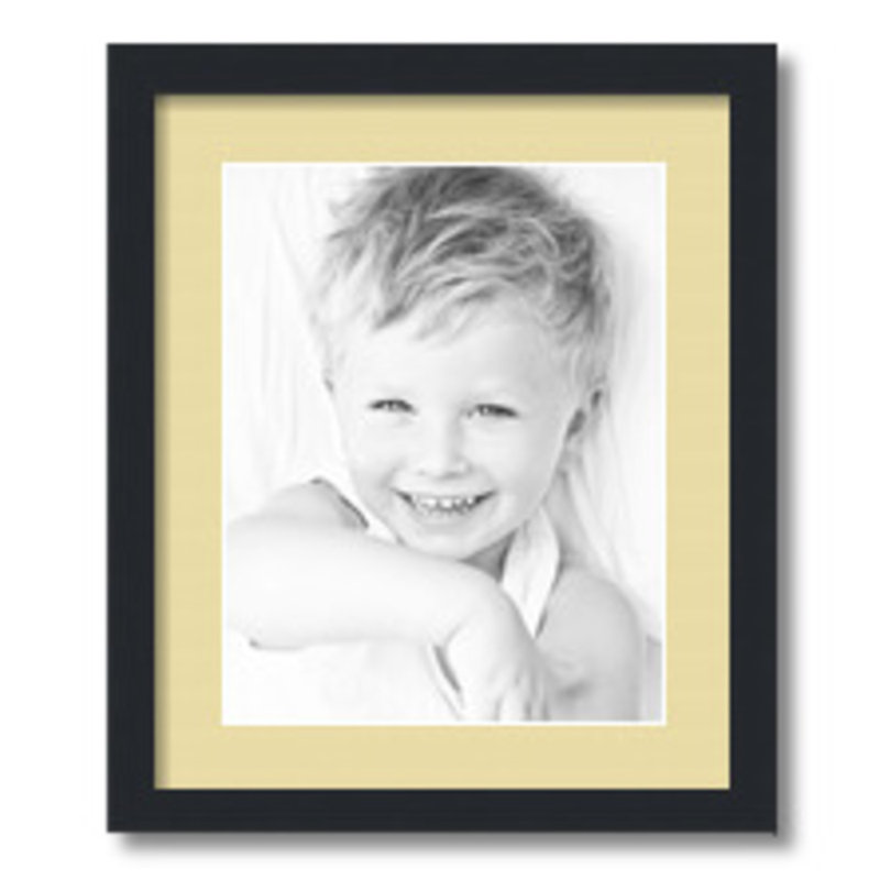 Matte Picture Frame with Mat, Buttercup