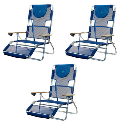 Chaise de plage inclinable Caudill