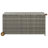 WFX Utility 120cm W 50L Water Resistant Wicker Deck Box with Wheels-943681602