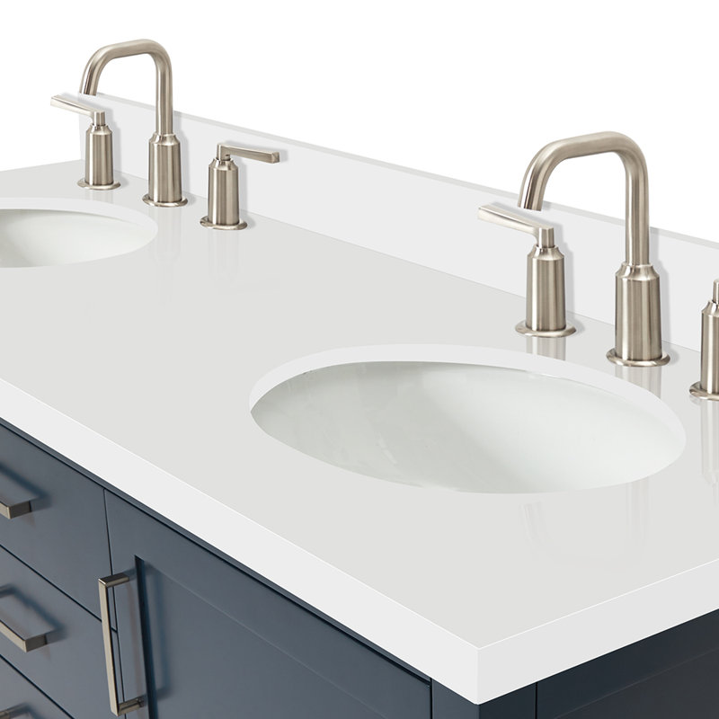Bayhill 61'' W Double Vanity, Midnight Blue