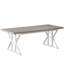 Table de salle à manger 71 po pour 6 personnes, table de cuisine rectangulaire rustique avec pieds en métal à tréteaux, table de salle à manger en bois-1707845399-1707845403