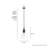 Klein 1 Light Glass Cone Pendant-70776546-70776548