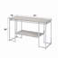 Console moderne avec cadre chromé et plateau en chêne naturel pour un mobilier de salon élégant