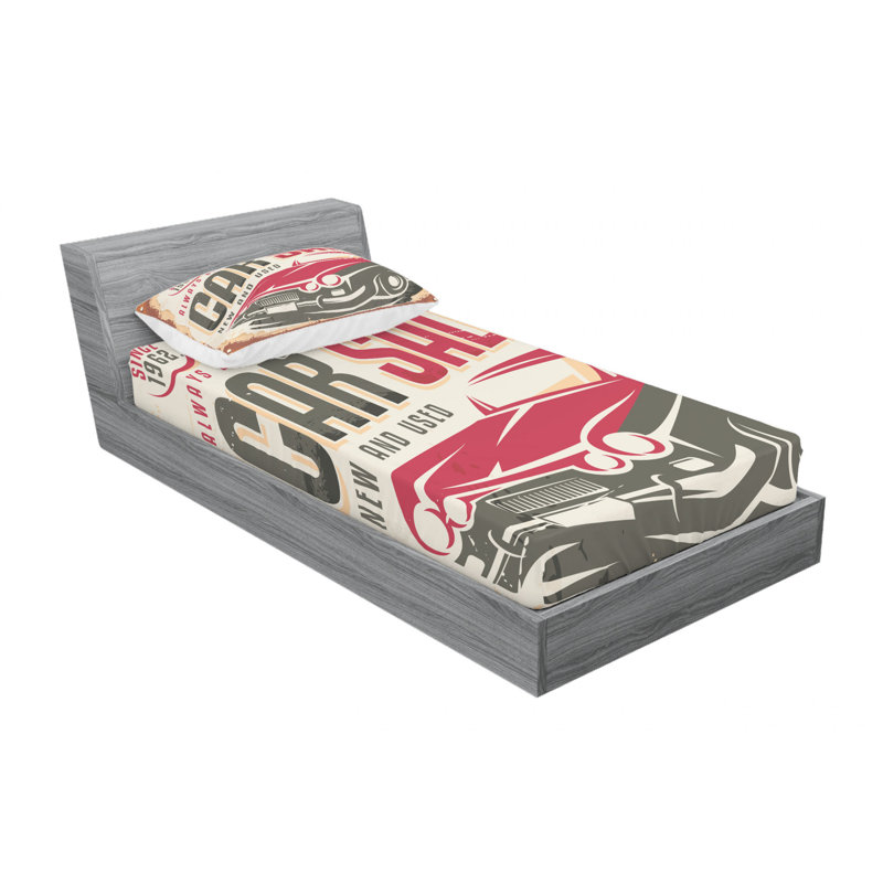 Microfiber Sheet Set, Twin Sheet Set with Fitted Sheet
