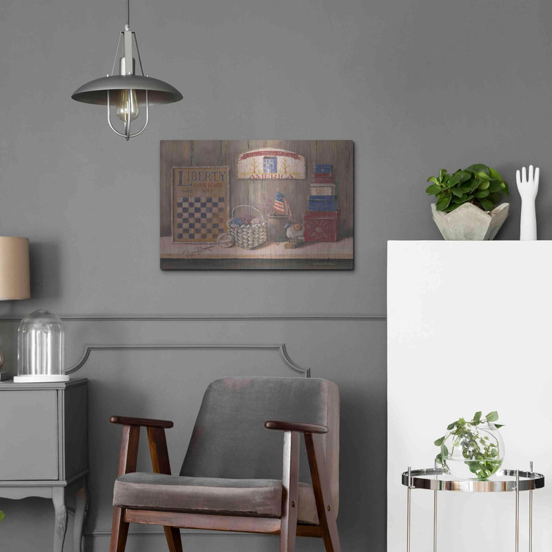 «Land That I Love» par Pam Britton, H 16 po x l 24 po