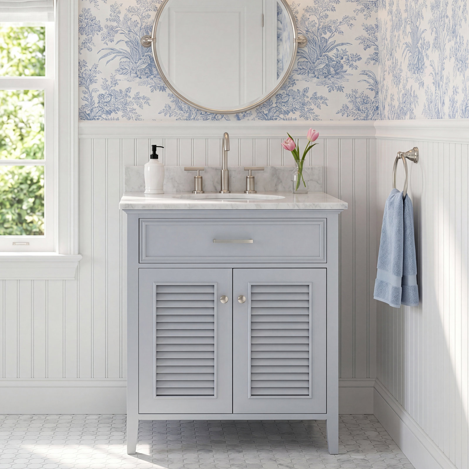 31'' Single Bathroom Vanity, Gray