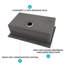 Évier de cuisine encastré 33 po - 33 po x 22 po Évier de cuisine à cuve simple encastrable 16 jauges en acier inoxydable, 33 po x 22 po x 10 po
