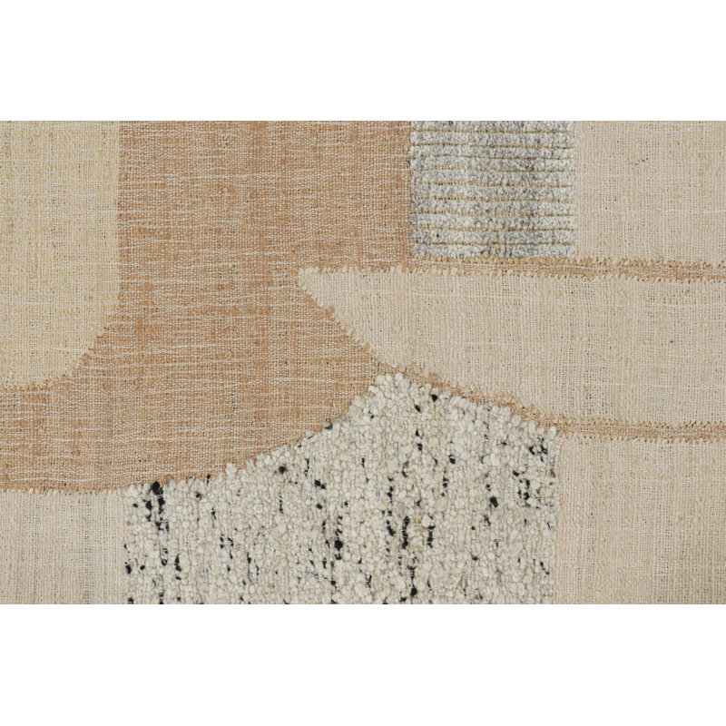 Rug & Kilim’S Abstract Flatweave With Cream And Beige Geometric Patterns