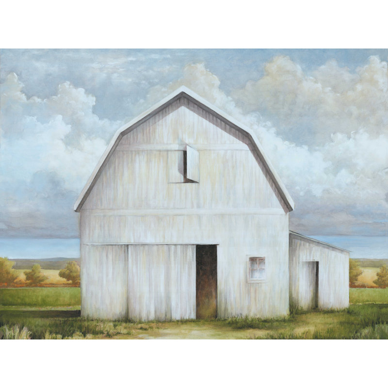 «White Barn Horizontal Open Loft», reproduction sur toile tendue, H 12 po x l 16 po