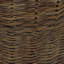 Hand Woven Wicker Laundry Basket with Handles
