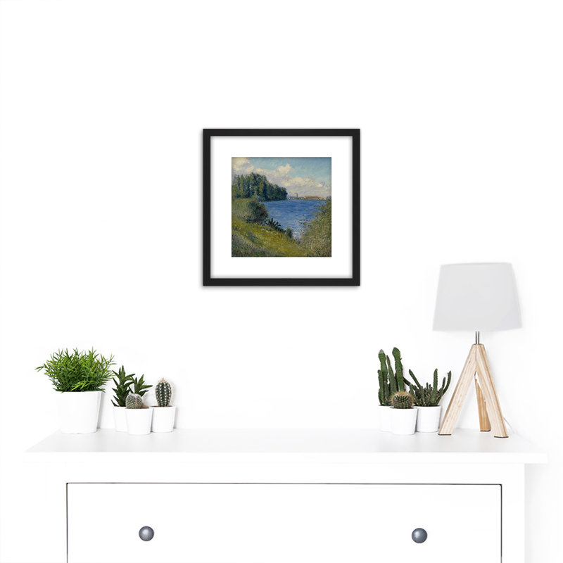 Caillebotte the Seine at Argenteuil C1892 by Gustave Caillebotte - 1 Piece Single Picture Frame Painting