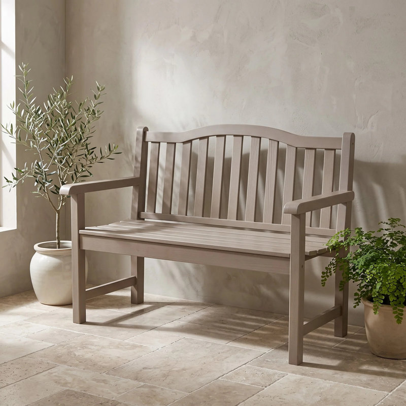 Banc de jardin d'extérieur 44,75 po Susila, Graystone