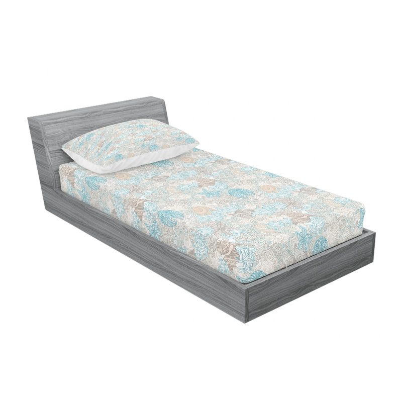 Microfiber Sheet Set, Twin Sheet Set with Fitted Sheet