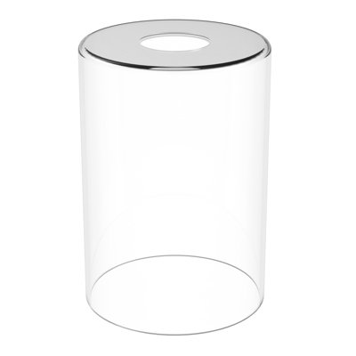 Ensemble de 3 abat-jour en verre transparent