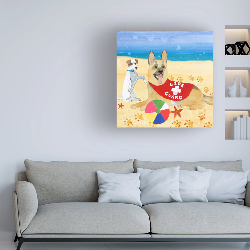 «Ruffin It I» par Alicia Ludwig, art sur toile