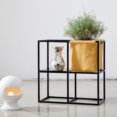 iPot 42 cm H x 42 cm W Steel Etagere Bookcase