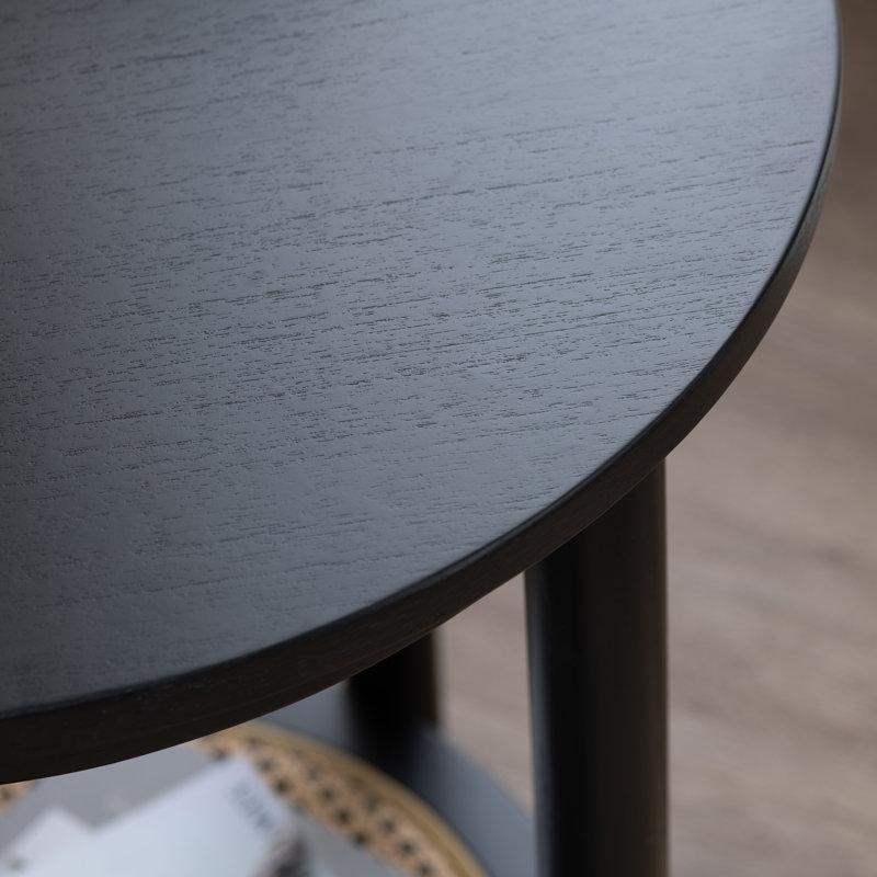Table d'appoint ronde à 1 tablette Everlie