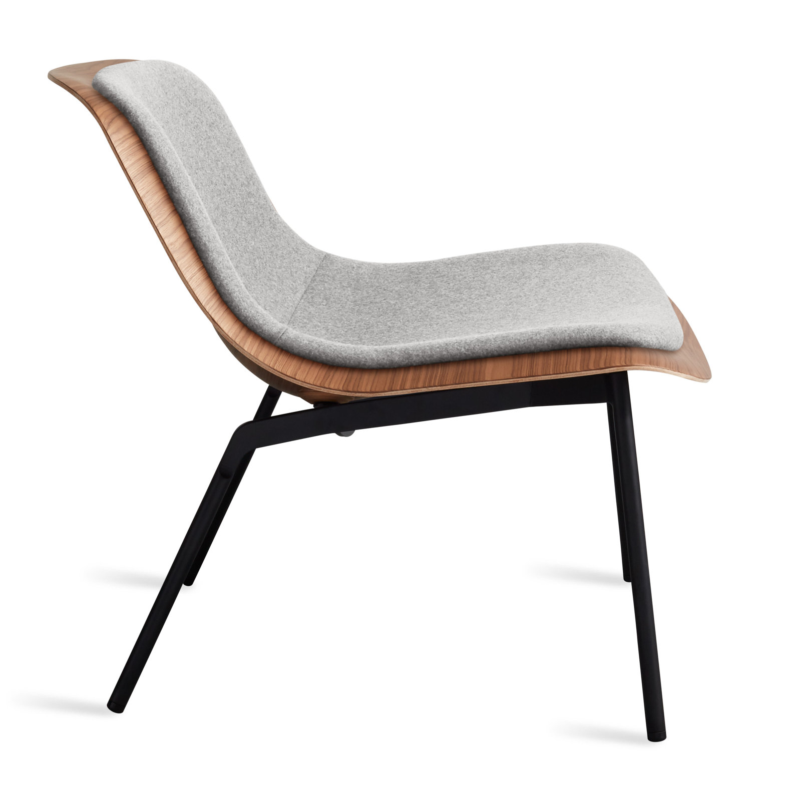Nonesuch Upholstered Accent Chair, Walnut