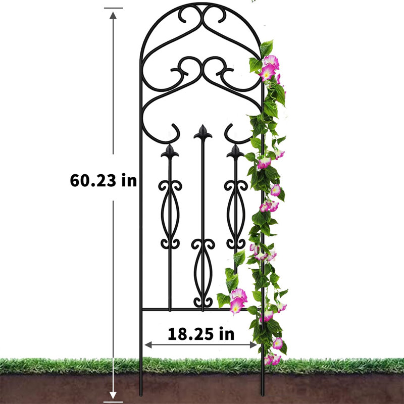 152cm H x 46cm W Metal Gothic