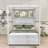 Sahdia Full Size Wood Canopy Bed with Two Drawers and Trundle-1601889092