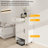 Robot Vacuum Stand Cabinet With Wheels, Sweeping Robot Storage Rack With Doors And Drawers, Side Table For Living Room, Home Office, Kitchen
