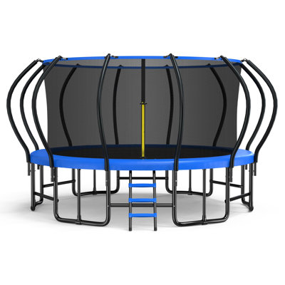 Trampoline d'extérieur robuste de 16 pi avec capacité de poids Maxlead 1200LBS pour enfants adultes avec enceinte sécuritaire