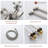 Calliope 3 Handle Floor Clawfoot Tub Faucet with Diverter-61901562