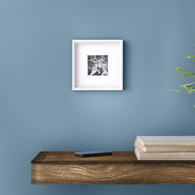 Cadre photo Arsav, 5 po x 5 po, Blanc galerie